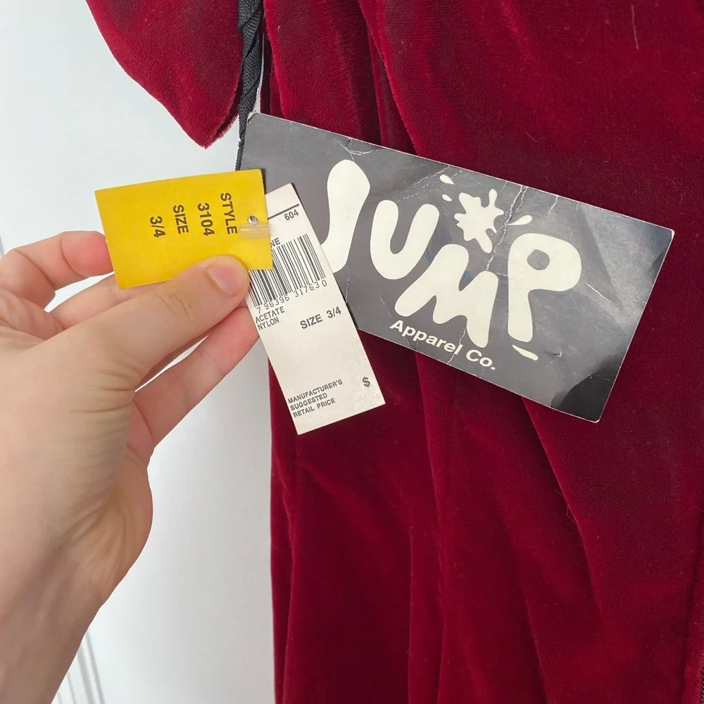 Vintage 90s velvet cocktail dress - Picture 3 of 4